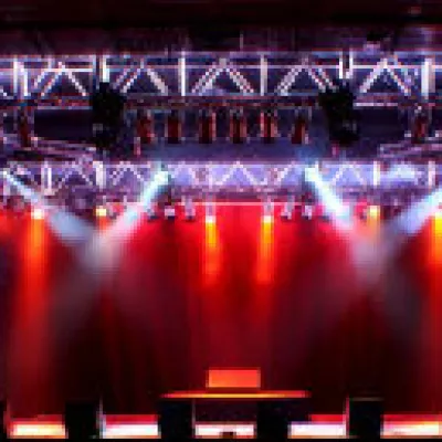 Verlichting voor een evenement.